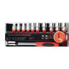 Jetech - 3/8 Inch 11pcs  Dr Socket Set -  SK3/8-11SJ