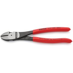 KNIPEX 74 01 200 High Leverage Diagonal Cutter Plastic Coated Black Atramentized 200 mm