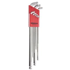 Bondhus - Set of 9pcs Stubby Double Ball End L-Wrench 1.5-10mm - 77099