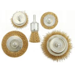Tolsen - Wire Brushes Set of 5pcs - 77552
