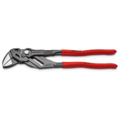 KNIPEX 86 01 250 Pliers Wrench Pliers and a wrench in a single tool with non-slip plastic coating black atramentized 250 mm