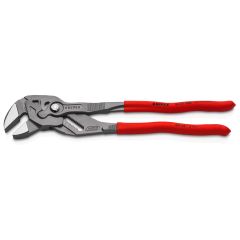 KNIPEX 86 01 300 Pliers Wrench Pliers and a wrench in a single tool with non-slip plastic coating black atramentized 300 mm