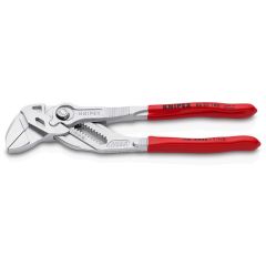 KNIPEX 86 03 180 Pliers Wrench Pliers and a Wrench in a Single Tool Plastic Coated Chrome Plated 180 mm