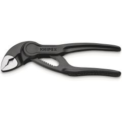 KNIPEX 87 00 100 Cobra XS embossed, rough surface grey atramentized 100 mm