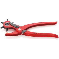 KNIPEX 90 70 220 Revolving Punch Pliers Red Powder-Coated 220 mm