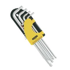 Stanley - 12Pcs Long Ball Point Hex Key Set - 94-163-23