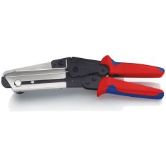 KNIPEX 95 02 21 Vinyl Shears also for Cable Ducts with Multi-Component Grips Burnished 275 mm