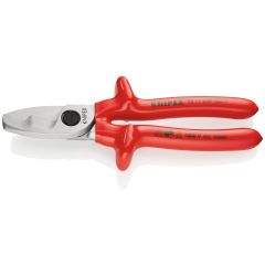 KNIPEX 95 17 200 Cable Shears With Twin Cutting Edge 200mm