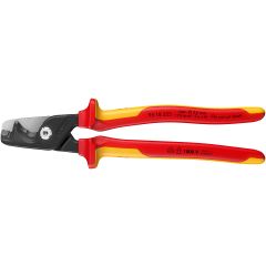 KNIPEX  95 18 225 Cable Shears with Step Cut