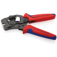 KNIPEX  97 53 09  Self-Adjusting Crimping Pliers for Wire Ferrules with Front Loading with Multi-Component Grips Burnished 190 mm