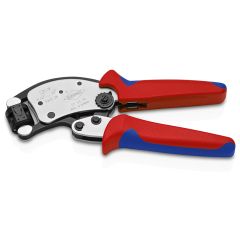 KNIPEX 97 53 19 Twistor T Self-Adjusting Crimping Pliers for Wire ferrules with rotatable die Head  200mm 