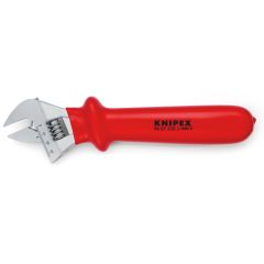 KNIPEX   98 07 250 Adjustable Wrench with Dipped Insulation Chrome Plated 260 mm 