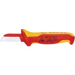 KNIPEX 98 54 Cable Knife Insulating Multi-Component Handle, VDE-Tested 190mm