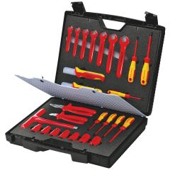 KNIPEX 98 99 12 Compact Tools Case with Insulated Tools for Works on Electrical Installation