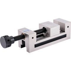 Atlas Workholders - Precision Vice, 63mm, Bolt or Clamp Mount, Fixed Base, Carbon Steel - ATL4452010K