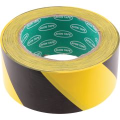Avon - Black/Yellow Hazard Tape, 33m - AVN9644030C