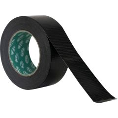 Avon - Duct Tape, Polyethylene Coated Cloth, Black, 50mm x 50m - AVN9813260K
