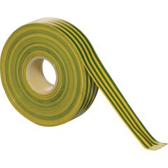 Avon - Electrical Tape, PVC, Green/Yellow, 19mm x 33m, Pack of 1 - AVN9867950K