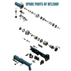 Makita - Spare Parts of BFL200F