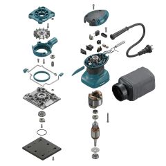 Makita - Spare Parts of  BO4556
