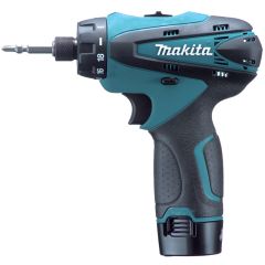 Makita - Cordless Driver Drill 10.8V (12V max) Li-Ion Cordless 6.35 mm (1/4″) Hex 22 N·m (200 in.lbs.) Driver Drill - DF030DWE