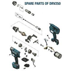 Makita - Spare Parts of DRV250