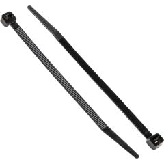 Edison - Cable Ties, Black, 4.8mm x 120mm, Nylon, 22kgf Tensile Strength, Pawl, Pack of 100 - EDI5150200K