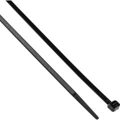 Edison - Black Cable Ties, 430mm x 4.8mm, Nylon, 22kg, Pack of 100 - EDI5150240K