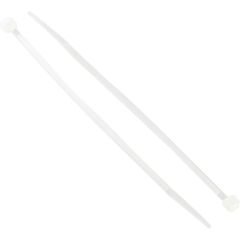Edison - Cable Ties, Natural, 3.6mm x 140mm, Nylon, 18kgf Tensile Strength, Pawl, Pack of 100 - EDI5151100K