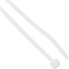 Edison - Cable Ties, Natural, 4.8mm x 120mm, Nylon, 22kgf Tensile Strength, Pawl, Pack of 100 - EDI5151200K