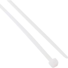 Edison - Cable Ties, Natural, 4.8mm x 430mm, Nylon, 22kgf Tensile Strength, Pawl, Pack of 100 - EDI5151240K