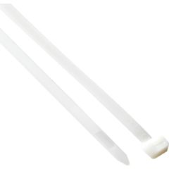 Edison - Cable Ties, Natural, 7.6mm x 370mm, Nylon, 55kgf Tensile Strength, Pawl, Pack of 100 - EDI5151320K