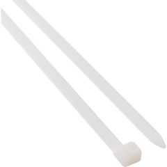 Edison - Cable Ties, Natural, 9mm x 530mm, Nylon, 80kgf Tensile Strength, Pawl, Pack of 100 - EDI5151400K