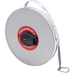 FREEMANS - Fibreglass Leatherette Measuring Tape 50m - FN-50