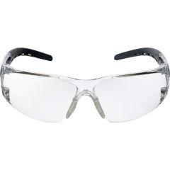 Halo - Fyxate, Safety Glasses, KN, Clear Lens, Black Frame Frameless, Anti Fog - HAL9601021F