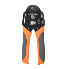 IWISS - IWD-1620 Deutschb Crimp Tool, Size 16 Deutsch Crimper, Solid Barrel Contact & Circular Connector Contacts Crimping Tool, 8 Indents Wire Crimper, AWG16 to AWG20