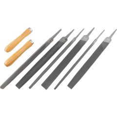 Kennedy - 250mm (10") 8 Piece Second Cut Engineers File Set - KEN0309900K