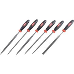 Kennedy - 140mm (5.1/2" ) 6 Piece Second Cut Assorted Needle File Set - KEN0315980K
