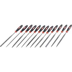 Kennedy - 140mm (5.1/2") 12 Piece Second Cut Assorted Needle File Set - KEN0315990K