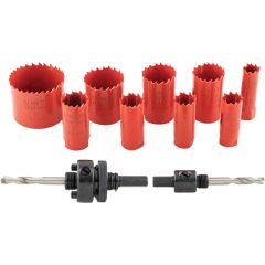 Kennedy - HOLESAW KIT IN PLASTIC TUBE 11-PCE - KEN0502500K