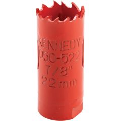 Kennedy - Holesaw, 22mm x 28.5mm, Bi-metal - KEN0505220K