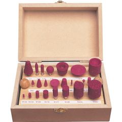 Kennedy - Assorted, Mounted Point Set, Aluminium Oxide, 6mm Shank, Pack of 24 - KEN2503240K