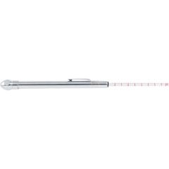 Kennedy - Tyre Pressure Gauge, Pencil Type, 120psi, Chrome Plated Brass, 43g, Pen Type Pocket Clip - KEN5038460K