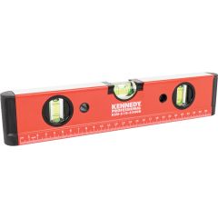 Kennedy Pro - Professional, 300mm, Box-beam Level, 3 Vials, Horizontal/Vertical/45°, Non-Magnetic - KEN5103300K
