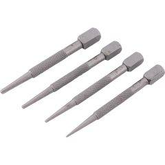 Kennedy - Steel, Punch Set, Point 1.6mm/2.4mm/3.2mm/4mm, 100mm - KEN5182300K