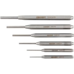 Kennedy - Chrome Vanadium/Steel, Punch Set, Point 2mm/3mm/4mm/5mm/6mm/8mm, 115mm/125mm/150mm/165mm/180mm/200mm - KEN5182420K