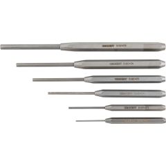 Kennedy - Chrome Vanadium/Steel, Punch Set, Point 2mm/3mm/4mm/5mm/6mm/8mm, 143mm/155mm/185mm/202mm/209mm/219mm - KEN5182435K