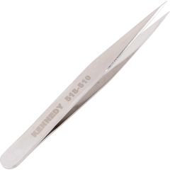 Kennedy - Sharp Nose Tweezers, Stainless Steel Tip, 115mm - KEN5185100K