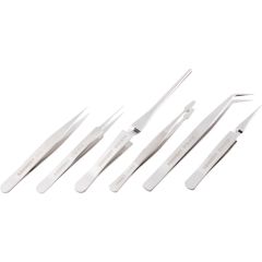 Kennedy - Precision Tweezers, Stainless Steel Tip, 115mm, Set - KEN5185250K