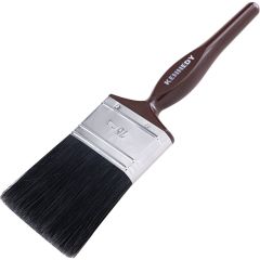 Kennedy - 3in., Flat, Natural Bristle, Paint Brush, Handle Plastic - KEN5331220K